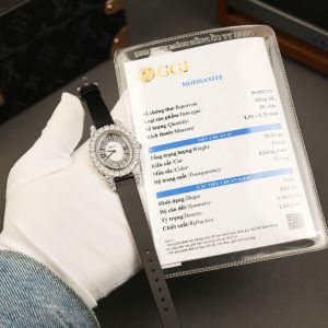 Chopard L’heure Du Diamant Oval Chế Tác Đính Full Kim Cương Moissanite 34mm (2)