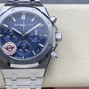 Đồng Hồ Audemars Piguet Royal Oak 26240ST Mặt Xanh Dương Chế Tác Xưởng APS 2025 41mm (8)