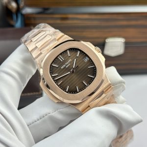 Đồng Hồ Patek Philippe Tinh Chỉnh Mặt Số+ Lịch + Máy Chế Tác Bọc Vàng 18K 40mm