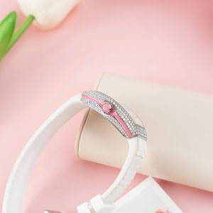 Franck Muller V32 Chế Tác Đính Kim Cương Moissanite Mặt Trắng Cọc Số 7 Màu 36mm (2)