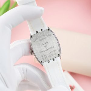 Franck Muller V32 Chế Tác Đính Kim Cương Moissanite Mặt Trắng Cọc Số 7 Màu 36mm (2)