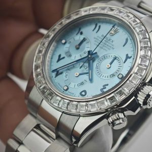 Rolex Cosmograph Daytona 116576TBR Chế Tác Bạch Kim PT950 + Kim Cương Baguette 40mm (2)