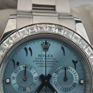 Rolex Cosmograph Daytona 116576TBR Chế Tác Bạch Kim PT950 + Kim Cương Baguette 40mm (2)