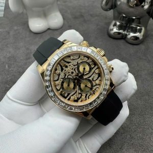 Rolex Cosmograph Daytona 116588TBR Chế Tác Vàng 18K Nguyên Khối + Kim Cương 40mm (2)