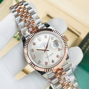 Rolex DateJust 126331 Mặt Số Sundust Chế Tác Bọc Vàng Thật Nhà Máy GM 41mm (2)