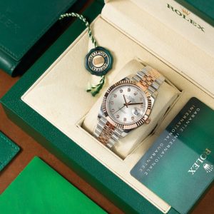 Rolex DateJust 126331 Mặt Số Sundust Chế Tác Bọc Vàng Thật Nhà Máy GM 41mm (2)