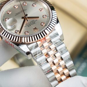 Rolex DateJust 126331 Mặt Số Sundust Chế Tác Bọc Vàng Thật Nhà Máy GM 41mm (2)