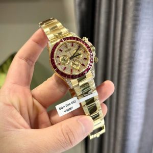 Rolex Daytona 126598TRU Chế Tác Bọc Vàng Thật + Ruby + Kim Cương Moissanite 40mm (2)