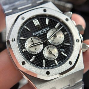 Audemars Piguet Fake 11 Royal Oak 26331 Chronograph Mặt Đen 41mm (2)