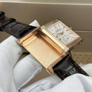 Jaeger LeCoultre Chế Tác Master Reverso Tribute Small Seconds 2 Mặt Trắng Và Xám 28 (2)