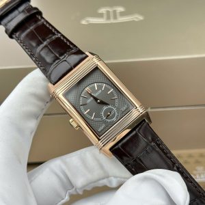 Jaeger LeCoultre Chế Tác Master Reverso Tribute Small Seconds 2 Mặt Trắng Và Xám 28 (2)