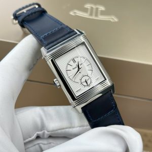 Jaeger LeCoultre Rep 11 Master Reverso Tribute Small Seconds 2 Mặt Trắng Và Xanh Blue 28 (2)