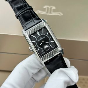 Jaeger LeCoultre Replica 11 Master Reverso Tribute Small Seconds 2 Mặt Trắng Và Đen 28 (2)