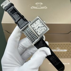 Jaeger LeCoultre Replica 11 Master Reverso Tribute Small Seconds 2 Mặt Trắng Và Đen 28 (2)