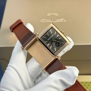 Jaeger LeCoultre Replica Cao Cấp Master Reverso Tribute Small Seconds Dây Da 28 (2)