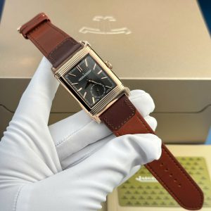 Jaeger LeCoultre Replica Cao Cấp Master Reverso Tribute Small Seconds Dây Da 28 (2)