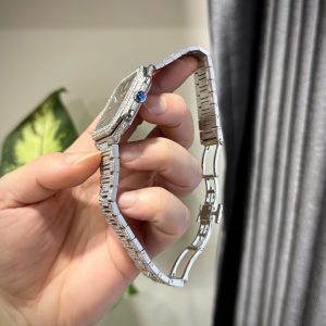 Patek Philippe Cubitus 5821 Mặt Nâu Chế Tác Đính Full Kim Cương Moissanite 45mm (1)