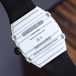 Richard Mille Rep 11 Cao Cấp RM27-05 Rafael Nadal Vỏ Carbon Màu Trắng 37.25×47 (2)