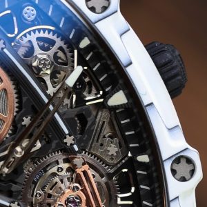 Richard Mille Rep 11 Cao Cấp RM27-05 Rafael Nadal Vỏ Carbon Màu Trắng 37.25×47 (2)