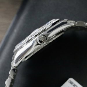 Rolex Day-Date Mặt MOP Chế Tác Đính Kim Cương Moissanite Hong Kong 36mm (2)