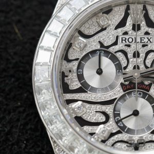 Rolex Daytona Eye Of The Tiger Chế Tác Kim Cương Moissanite Hong Kong 40mm (2)