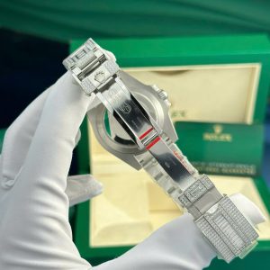 Rolex GMT-Master II Chế Tác Đính Full Đá CZ Nhà Máy AMG 40mm (2)