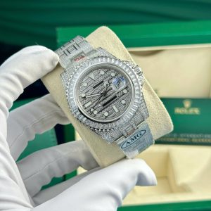 Rolex GMT-Master II Chế Tác Đính Full Đá CZ Nhà Máy AMG 40mm (2)