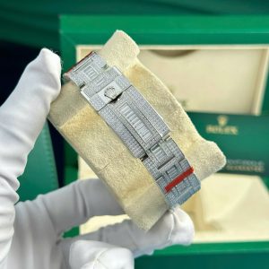 Rolex GMT-Master II Chế Tác Đính Full Đá CZ Nhà Máy AMG 40mm (2)