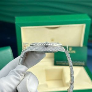 Rolex GMT-Master II Chế Tác Đính Full Đá CZ Nhà Máy AMG 40mm (2)