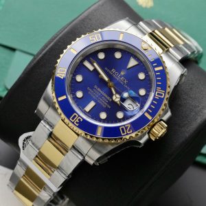 Rolex Submariner Replica Cao Cấp Mặt Xanh Blue Bọc Vàng Thật 40mm (2)