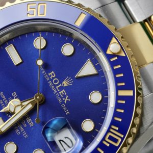 Rolex Submariner Replica Cao Cấp Mặt Xanh Blue Bọc Vàng Thật 40mm (2)