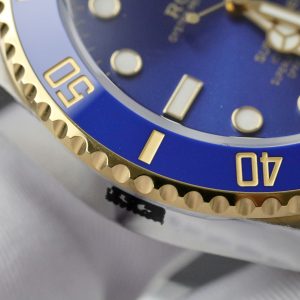 Rolex Submariner Replica Cao Cấp Mặt Xanh Blue Bọc Vàng Thật 40mm (2)