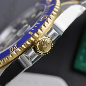 Rolex Submariner Replica Cao Cấp Mặt Xanh Blue Bọc Vàng Thật 40mm (2)
