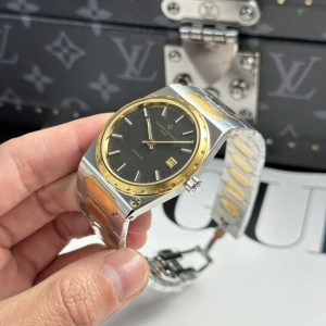 Vacheron Constantin Historiques 222 Fake 11 Cao Cấp Mặt Đen Cọc Số Dạ Quang 8F 37mm (1)