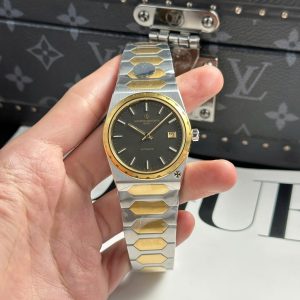 Vacheron Constantin Historiques 222 Fake 11 Cao Cấp Mặt Đen Cọc Số Dạ Quang 8F 37mm (1)