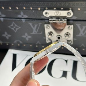 Vacheron Constantin Replica 11 Historiques 222 Demi Vàng Mặt Đen Nhà Máy 8F 37mm (2)