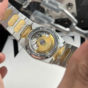 Vacheron Constantin Replica 11 Historiques 222 Demi Vàng Mặt Đen Nhà Máy 8F 37mm (2)