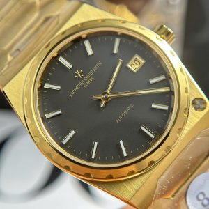 Vacheron Constantin Replica 11 Historiques 222 Mạ Vàng Mặt Đen Xưởng 8F 37mm (2)
