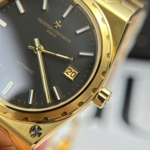 Vacheron Constantin Replica 11 Historiques 222 Mạ Vàng Mặt Đen Xưởng 8F 37mm (2)