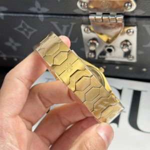 Vacheron Constantin Replica 11 Historiques 222 Mạ Vàng Mặt Đen Xưởng 8F 37mm (2)