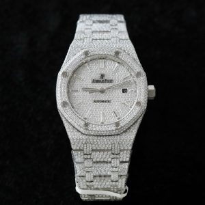 Audemars Piguet 15400 Đính Full Kim Cương Moissanite Hong Kong Chế Tác 41mm (2)