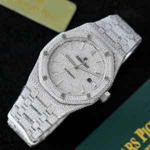 Audemars Piguet 15400 Đính Full Kim Cương Moissanite Hong Kong Chế Tác 41mm (2)