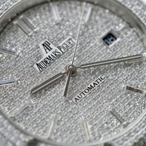 Audemars Piguet 15400 Đính Full Kim Cương Moissanite Hong Kong Chế Tác 41mm (2)