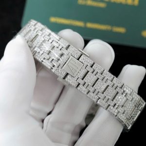 Audemars Piguet 15400 Đính Full Kim Cương Moissanite Hong Kong Chế Tác 41mm (2)