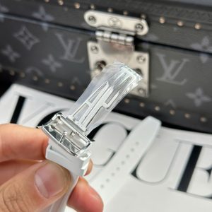 Audemars Piguet Replica 11 Royal Oak 15500 Màu Trắng Dây Cao Su Nhà Máy APS 41mm (2)