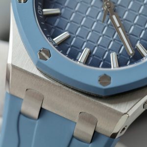 Audemars Piguet Replica Cao Cấp Royal Oak Offshore 15605SK Viền Cao Su Xanh 43mm (2)