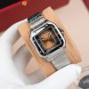 Cartier Santos WSA0065 Replica Cao Cấp Nữ Mặt Nâu Nhà Máy BV 35mm (2)