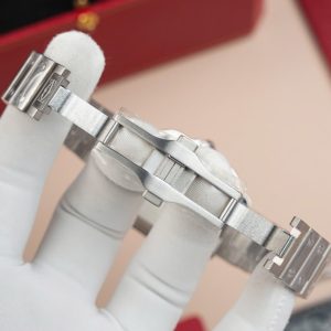 Cartier Santos WSA0065 Replica Cao Cấp Nữ Mặt Nâu Nhà Máy BV 35mm (2)