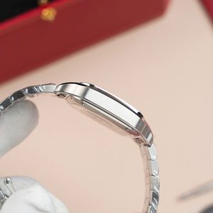 Cartier Santos WSA0065 Replica Cao Cấp Nữ Mặt Nâu Nhà Máy BV 35mm (2)