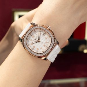 Đồng Hồ Patek Philippe Aquanaut 5067 Đính Đá Nữ Replica Cao Cấp PPF 35 (2)